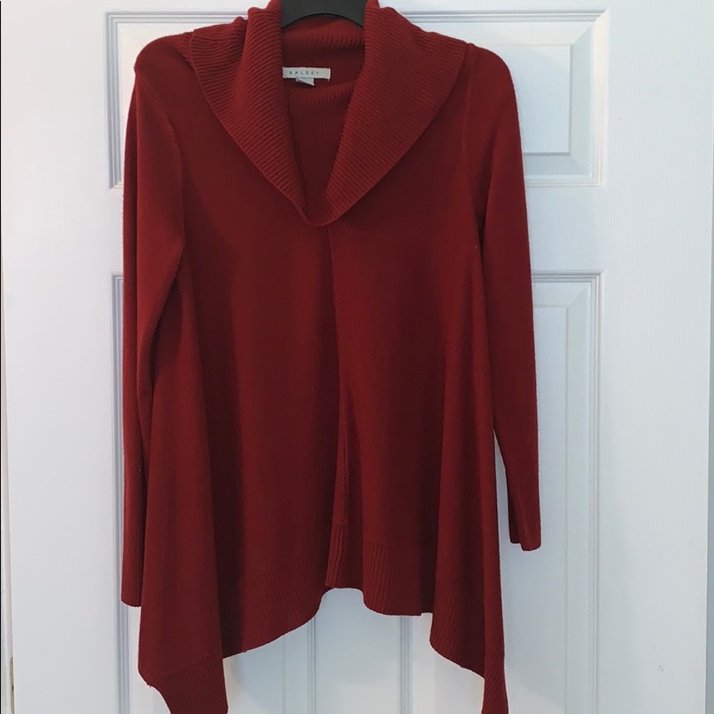 Red sweater!